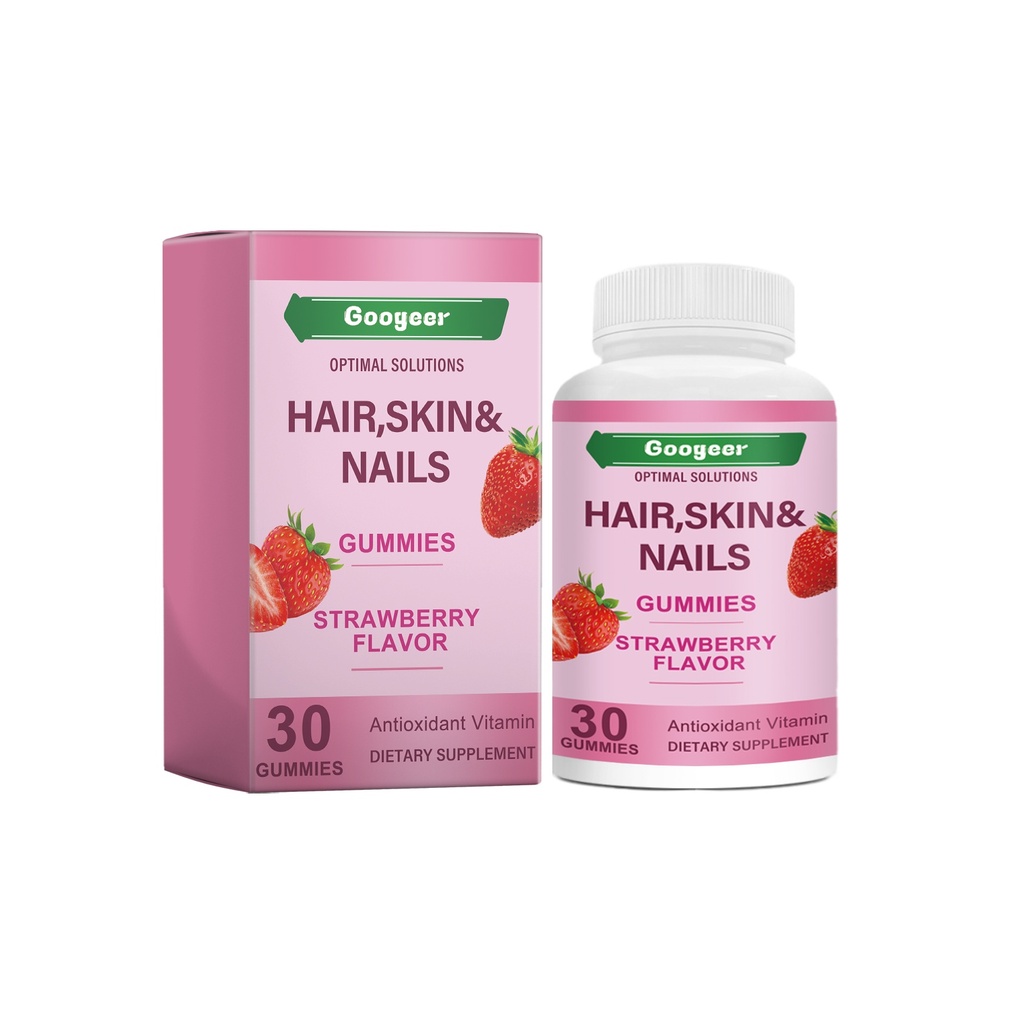 Gummy Bổ Sung Dinh Dưỡng Googeer (Vị Dâu), Gummy Bổ Sung Chăm Sóc Cơ Thể