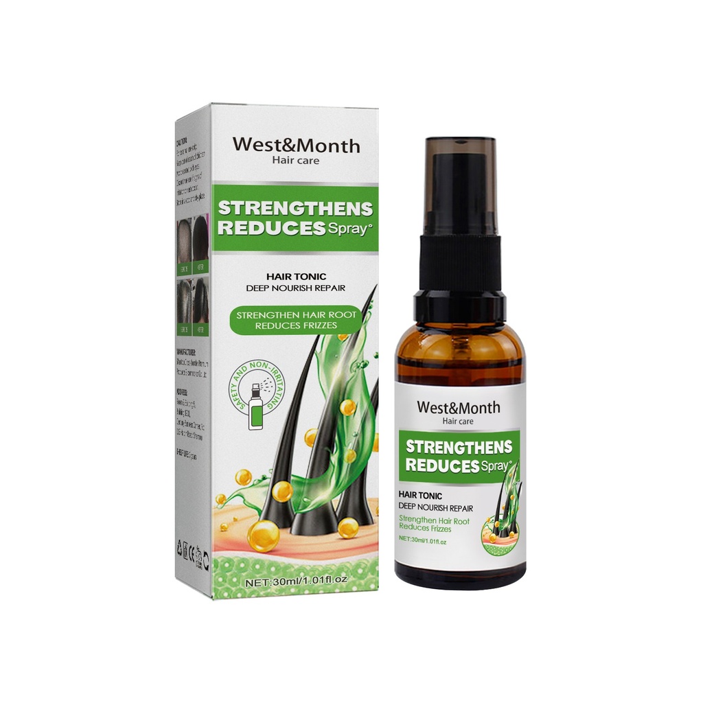 Xịt Tóc Dày West&Month, Điều Trị Ngăn Rụng Tóc, Tăng Cường Độ Dày và Cải Thiện Tóc