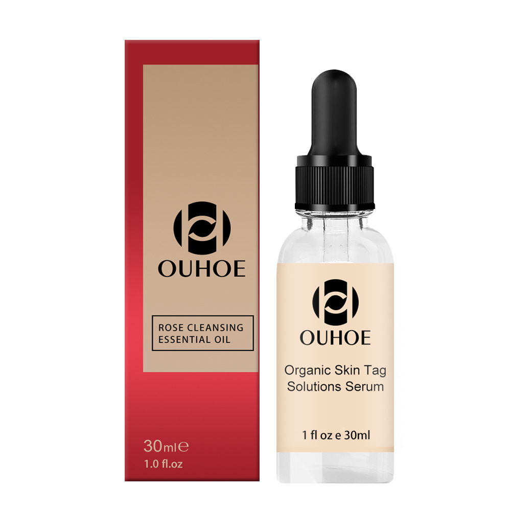 OUHOE Dung dịch loại bỏ nốt ruồi, Kem loại bỏ nốt ruồi, Sửa chữa loại bỏ nốt ruồi, Dầu hoa hồng làm mềm da và chống nếp nhăn