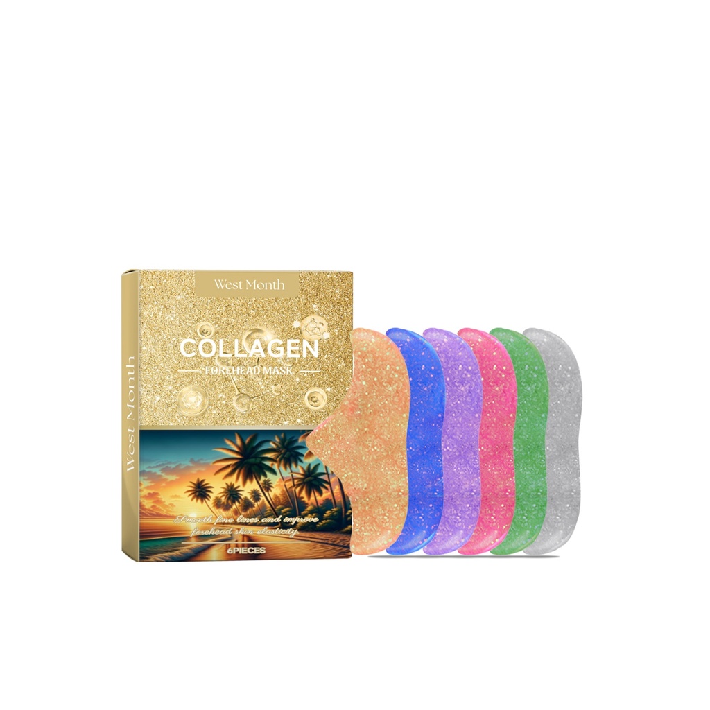 West&Month Mặt Nạ Trán Collagen, Làm Mờ Nếp Nhăn Trán và Làm Mịn Nếp Nhăn Mịn và Nếp Nhăn Trán
