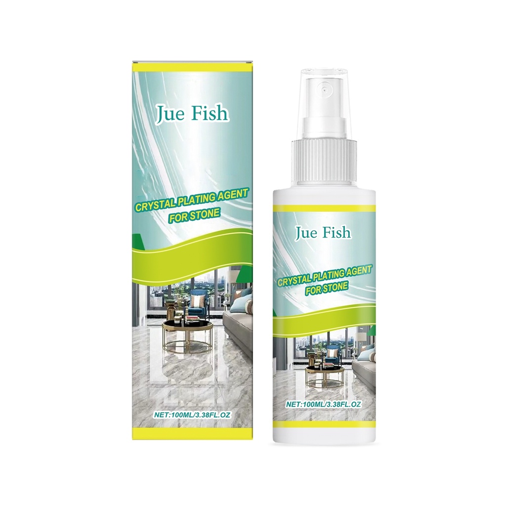 Chất tạo lớp tinh thể cho gạch và đá Jue Fish, loại bỏ vết bẩn trên đá, đánh bóng, cải tạo, bảo trì, làm sáng hàng ngày và chất tạo lớp tinh thể