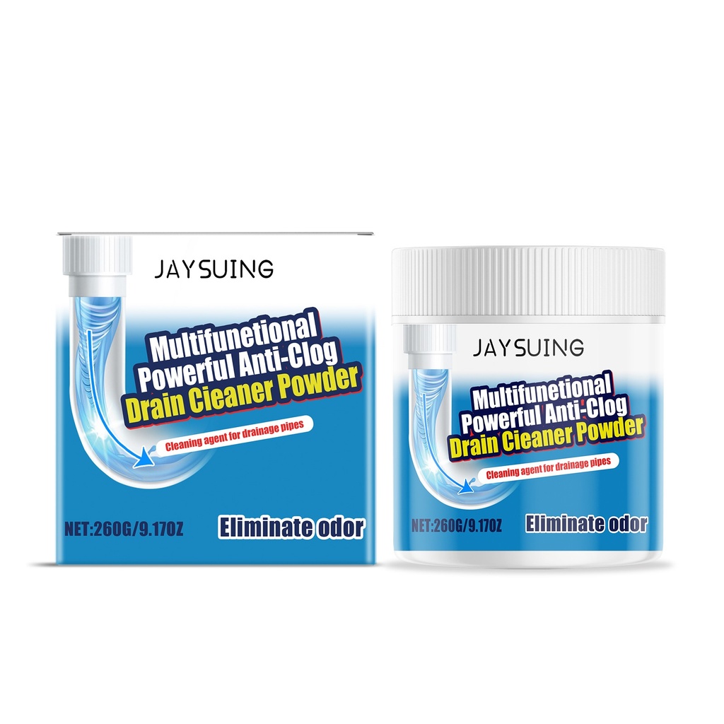 Bột Tẩy Rửa Cống Jaysuing Dredging Hộ Gia Đình Bếp Phòng Tắm Để Ngăn Ngừa Tắc Nghẽn Dredging Làm Sạch