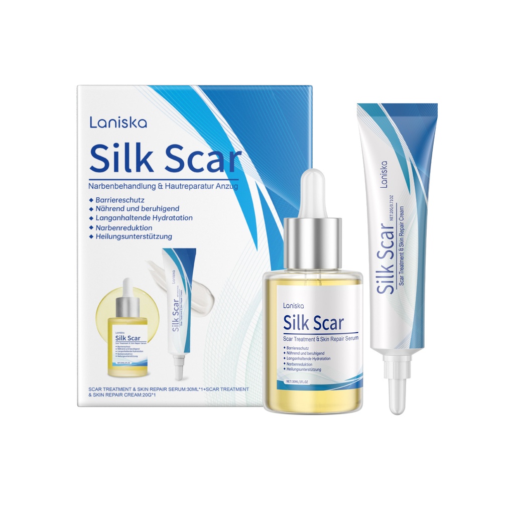 Bộ Sản Phẩm Sửa Chữa Da Laniska Công Thức Dịu Nhẹ Khôi Phục Collagen Cải Thiện Da Mịn Màng