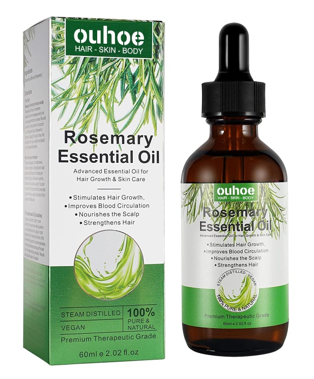 OUHOE Rosemary Hair Dense Essential Oil, Prevent Hair Breakage And Hair Loss Strong, Strong And Solid Hair Moisturizing Root Dense Essential Oil