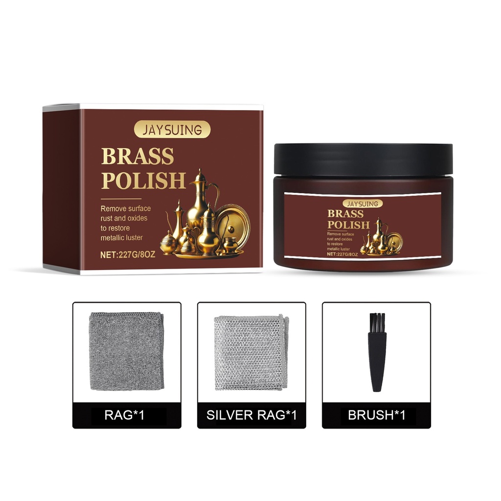 Jaysuing Chất Tẩy Rửa Đồng, Chăm Sóc Rỉ Sét, Bóng Đồng Không Gây Hư Hại Bề Mặt, Chất Duy Trì Đánh Bóng