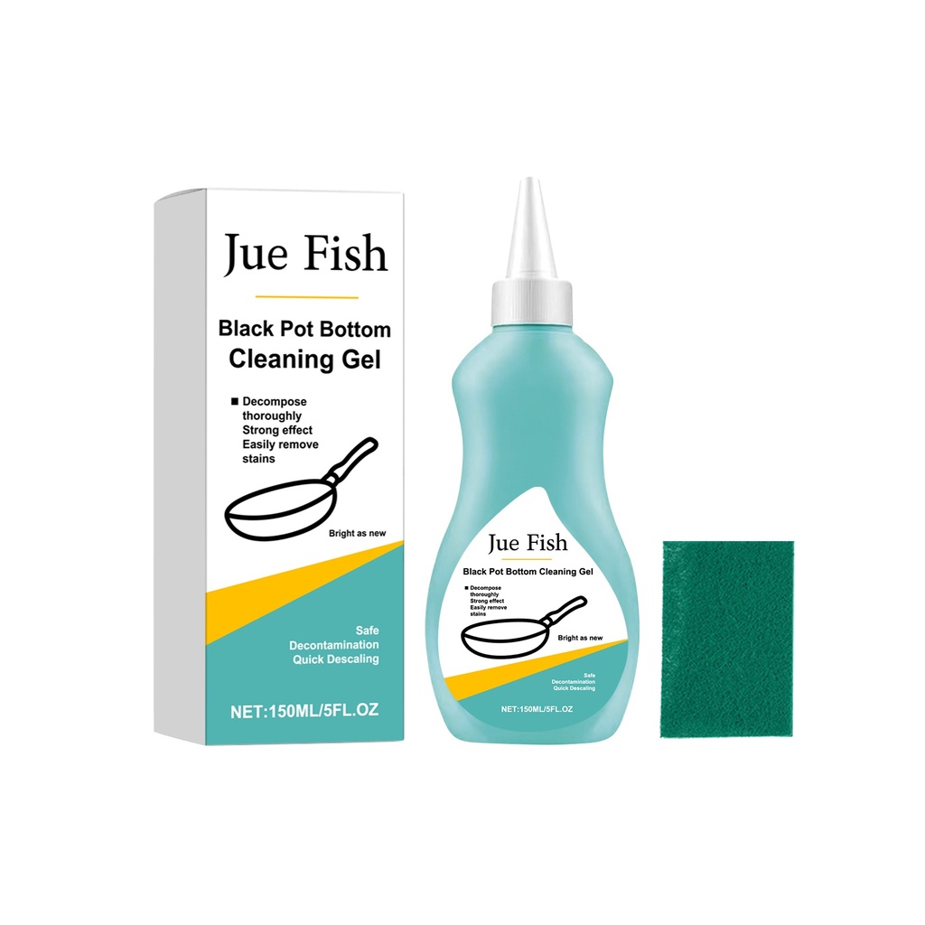 Gel Tẩy Rửa Đáy Nồi Đen Jue-Fish, Dễ Dàng Làm Sạch Dụng Cụ Bếp Chống Rỉ Sét