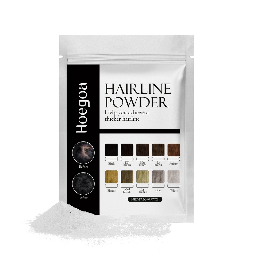 Bột Che Khuyết Điểm Tóc Hoegoa, Đổ Bột Màu Nhẹ Tươi Vào Đỉnh Tóc