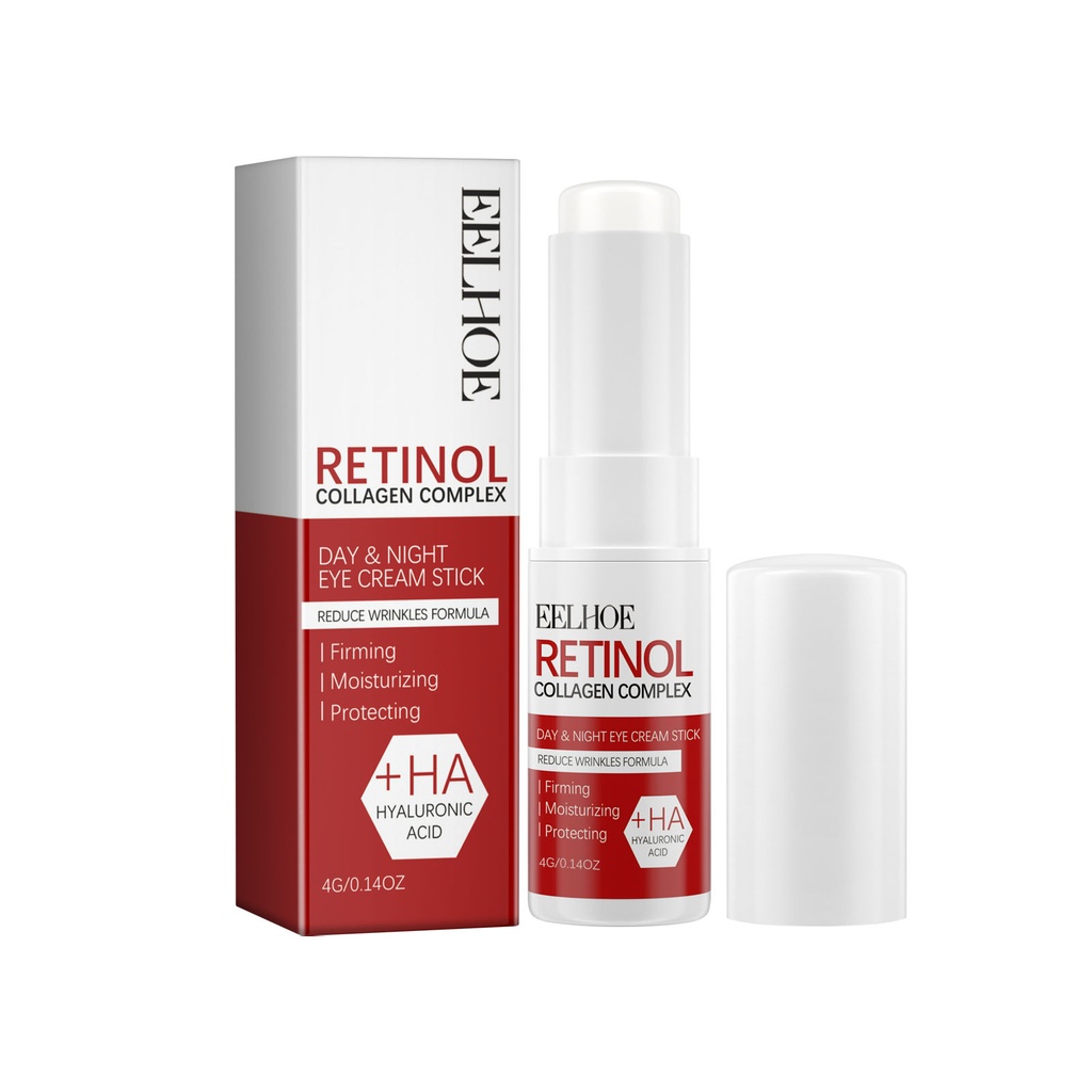 EELHOE Retinol Eye Cream Stick Giảm Nếp Nhăn, Bọng Mắt Và Quầng Thâm, Cung Cấp Độ Ẩm Và Kín Đáo Da Vùng Mắt