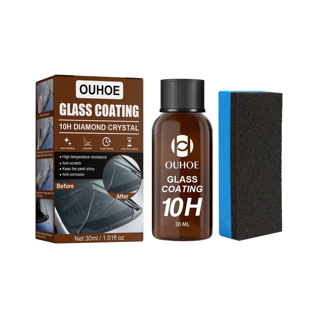 OUHOE Tấm kính ô tô Nano Coating Siêu nước và chống bụi