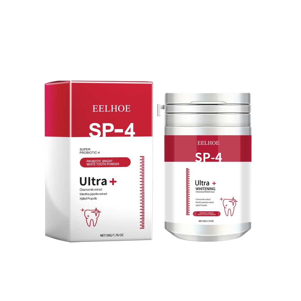 Bột Đánh Răng Trắng Sáng Probiotic EELHOE, Làm Sạch Sâu Vết Bẩn Và Tartar Trắng Răng, Hơi Thở Tươi Mát Chăm Sóc Nướu
