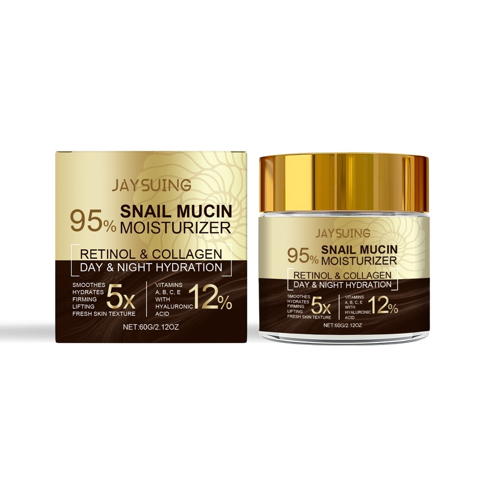 Kem Dưỡng Ẩm Collagen Ốc Sên Jaysuing, Làm Mềm Mịn Da, Cung Cấp Độ Ẩm và Giảm Nếp Nhăn