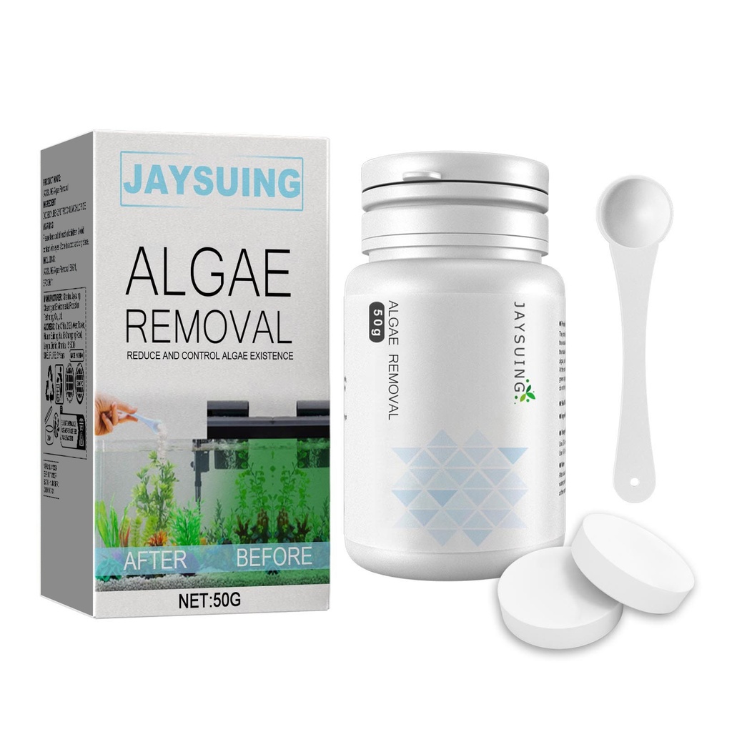 Chất tẩy rửa tảo Jaysuing, chất tẩy rửa rêu, chất tẩy rửa tảo cho bể cá, chất tẩy rửa nước xanh cho bể cá