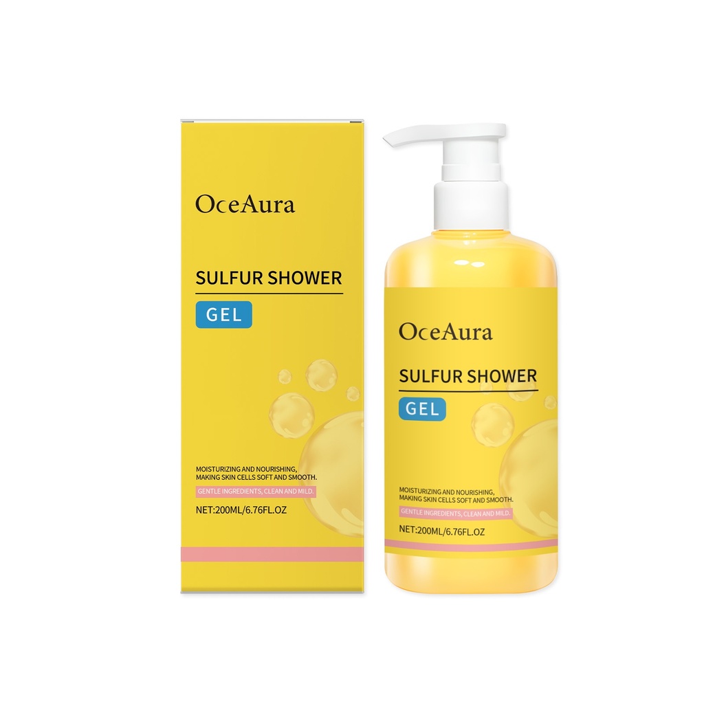 Sữa tắm OceAura, nhẹ nhàng làm sạch da, mịn màng, tinh tế, cung cấp độ ẩm và tươi mát