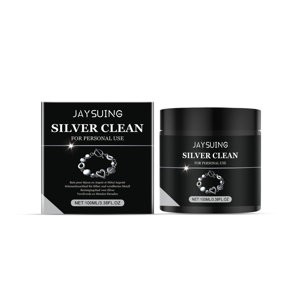 Jaysuing Chất tẩy rửa trang sức bạc, làm sạch đồng hồ và vòng tay, giải độc và ngăn ngừa oxy hóa cho trang sức bạc