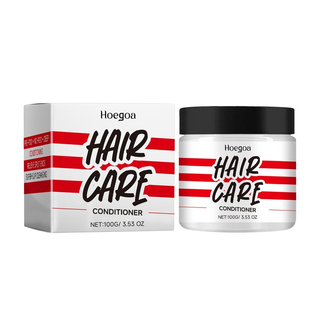 Dầu xả cấp ẩm Hoegoa, tinh chất dưỡng ẩm nuôi dưỡng, dầu xả sửa chữa tóc mềm và bông xốp