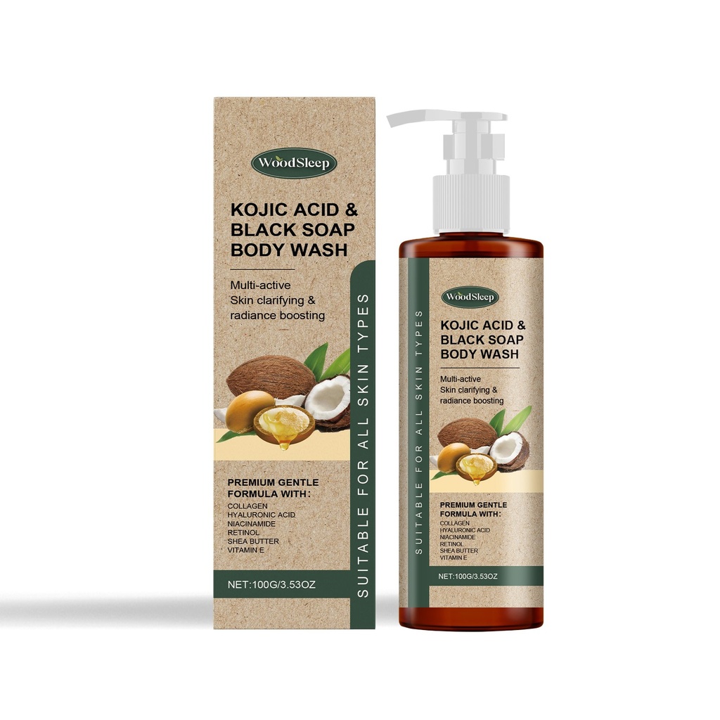 Sữa Tắm Dưỡng Ẩm Collagen WoodSleep Làm Sạch Nhẹ Nhàng Và Dưỡng Ẩm Da Mềm Mại, Sữa Tắm Tươi Mát Và Không Kín