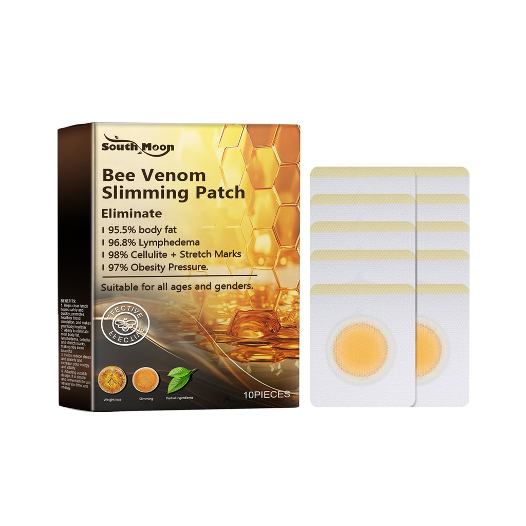 Miếng Dán Giảm Cân Venom Ong Nam Bắc Moon, Bột Tạo Dáng Cơ Thể Tăng Cường Sức Sống Giảm Sưng Tấy