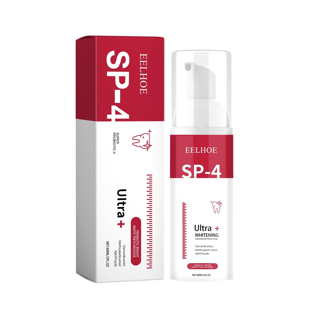 EELHOE Bọt Rửa Răng Sáng Trắng Probiotic, Làm Sạch Sâu Bẩn Và Tartar Trắng Răng Chăm Sóc Nướu