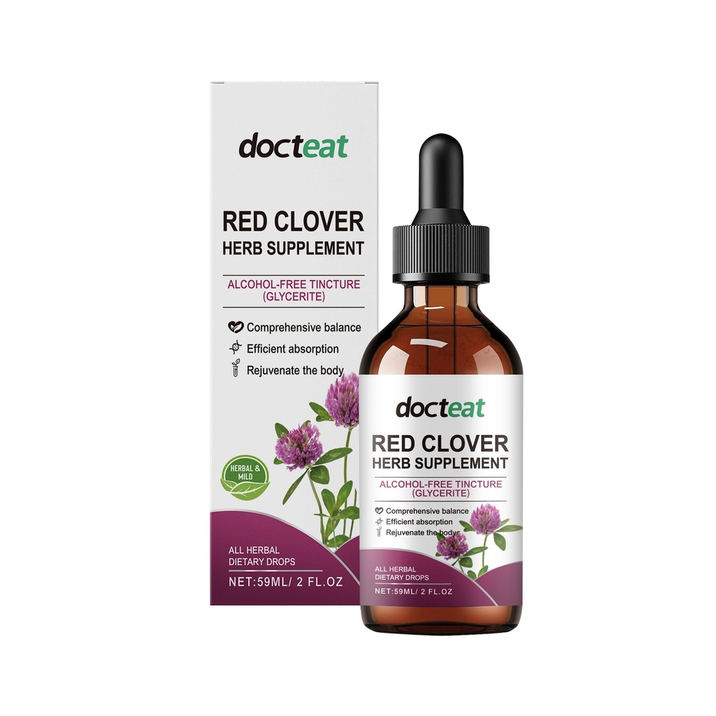 Giọt bổ sung dinh dưỡng thảo dược Docteat, Trà đỏ bổ sung chất xơ dưỡng cơ thể