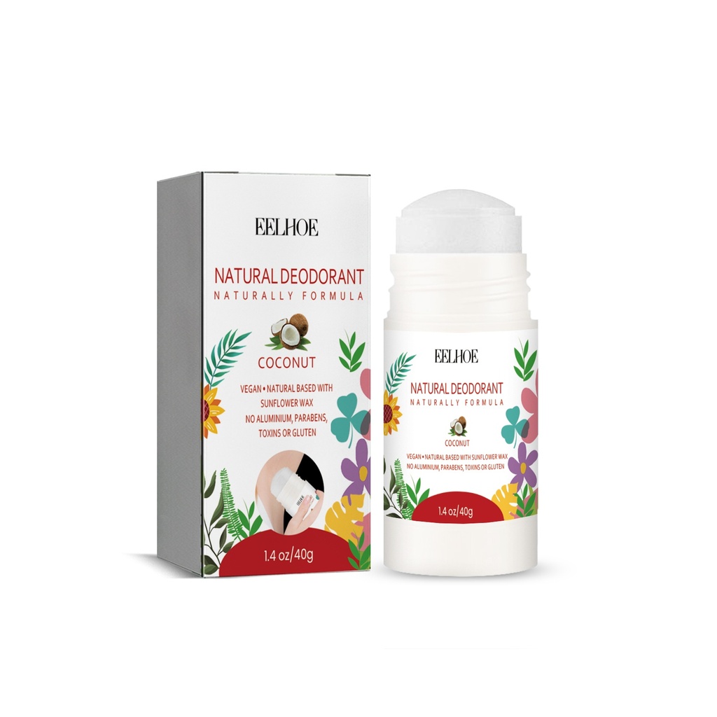 EELHOE Gậy Khử Mùi Rắn, Khử Mùi Nách Sạch, Khử Mùi Cơ Thể, Mồ Hôi, Hương Thơm Nhẹ, Tươi Mát Duy Trì Lâu Dài