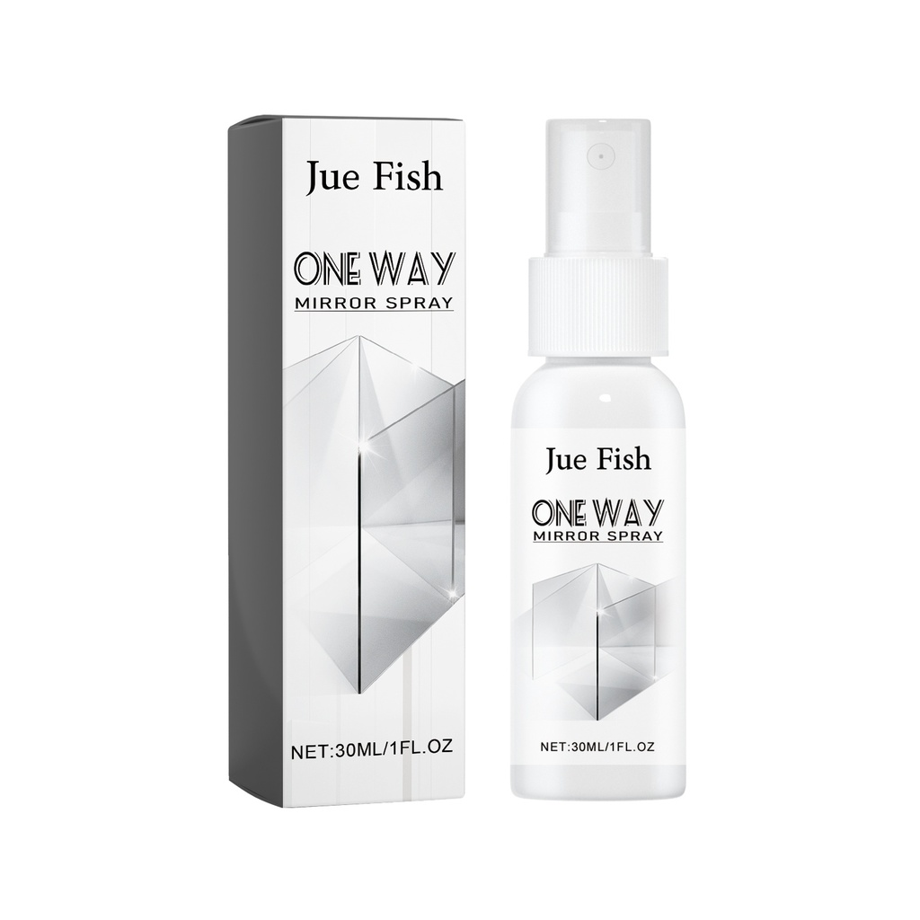 Jue-Fish Xịt Gương Một Chiều, Dung Dịch Làm Sạch Gương Ô Tô và Kính Nhà Tắm