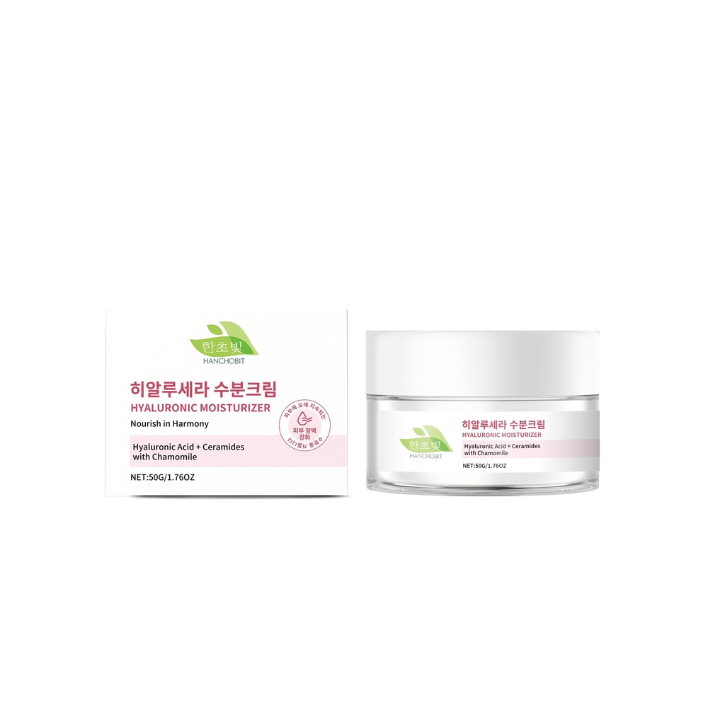 HANCHOBIT Kem Dưỡng Ẩm Chứa Axit Hyaluronic Dưỡng Ẩm và Làm Ẩm Da Mặt Với Kem Dưỡng Ẩm Dinh Dưỡng và Rạng Rỡ