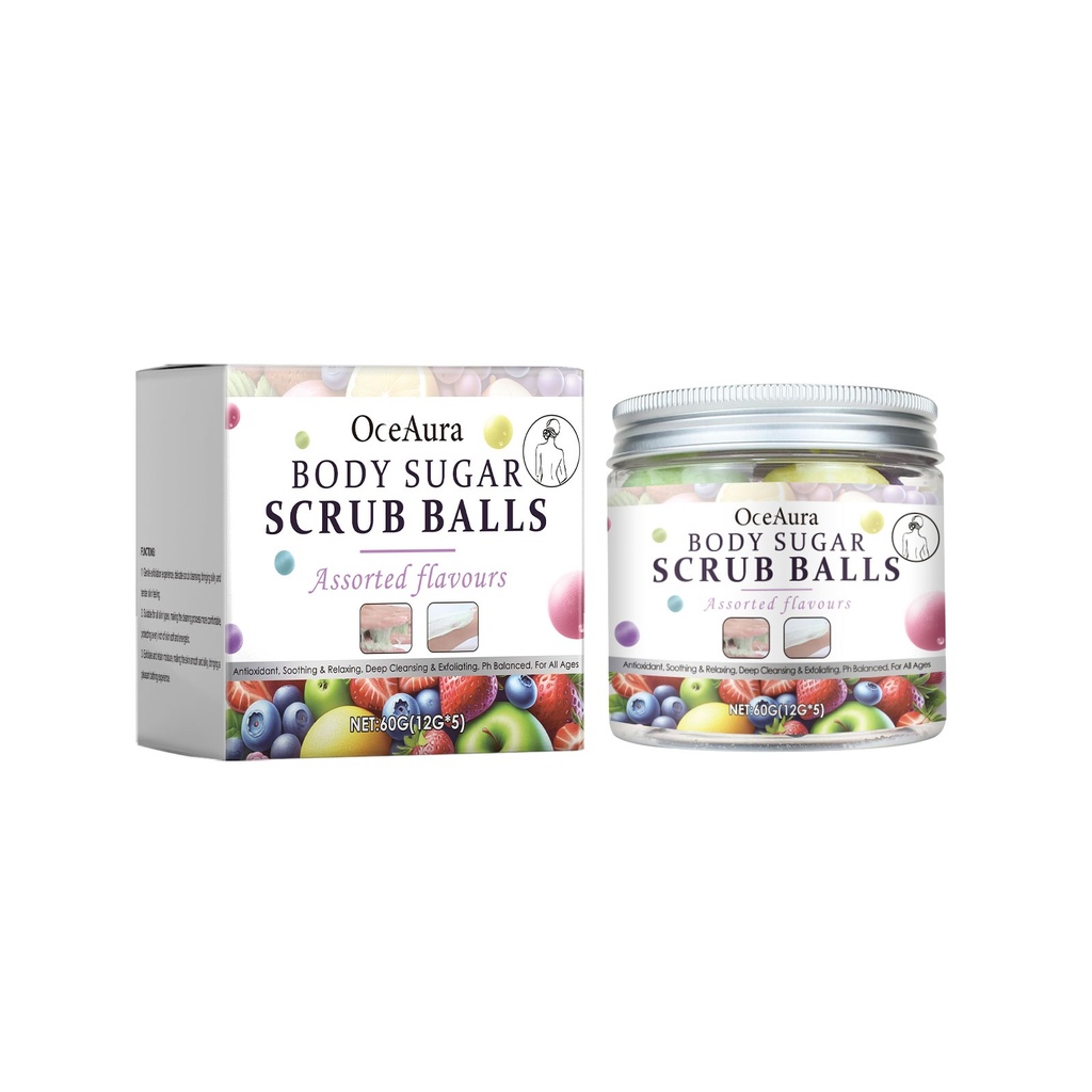 OceAura Bít Tẩy tế bào chết Làm sạch nhẹ nhàng và chăm sóc làn da mịn màng