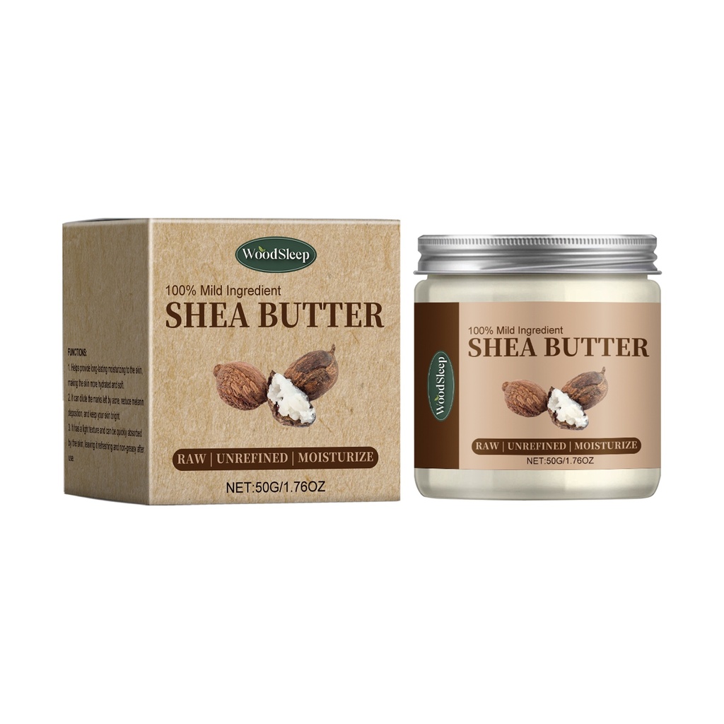 Kem Dưỡng Ẩm WoodSleep Shea Butter Giúp Dưỡng Ẩm Cơ Thể và Da Mặt Mềm Mại và Tươi Mát