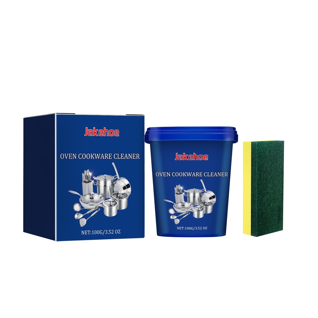 Nước tẩy rửa nồi nung Jakehoe, làm sạch dầu trên tường bếp để loại bỏ bụi bẩn đen dưới đáy chảo