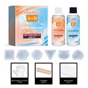 Bộ Dụng Cụ Đúc Resin Cao Su Tự Làm Dowmoo, Làm Trang Sức, Móc Khóa DIY