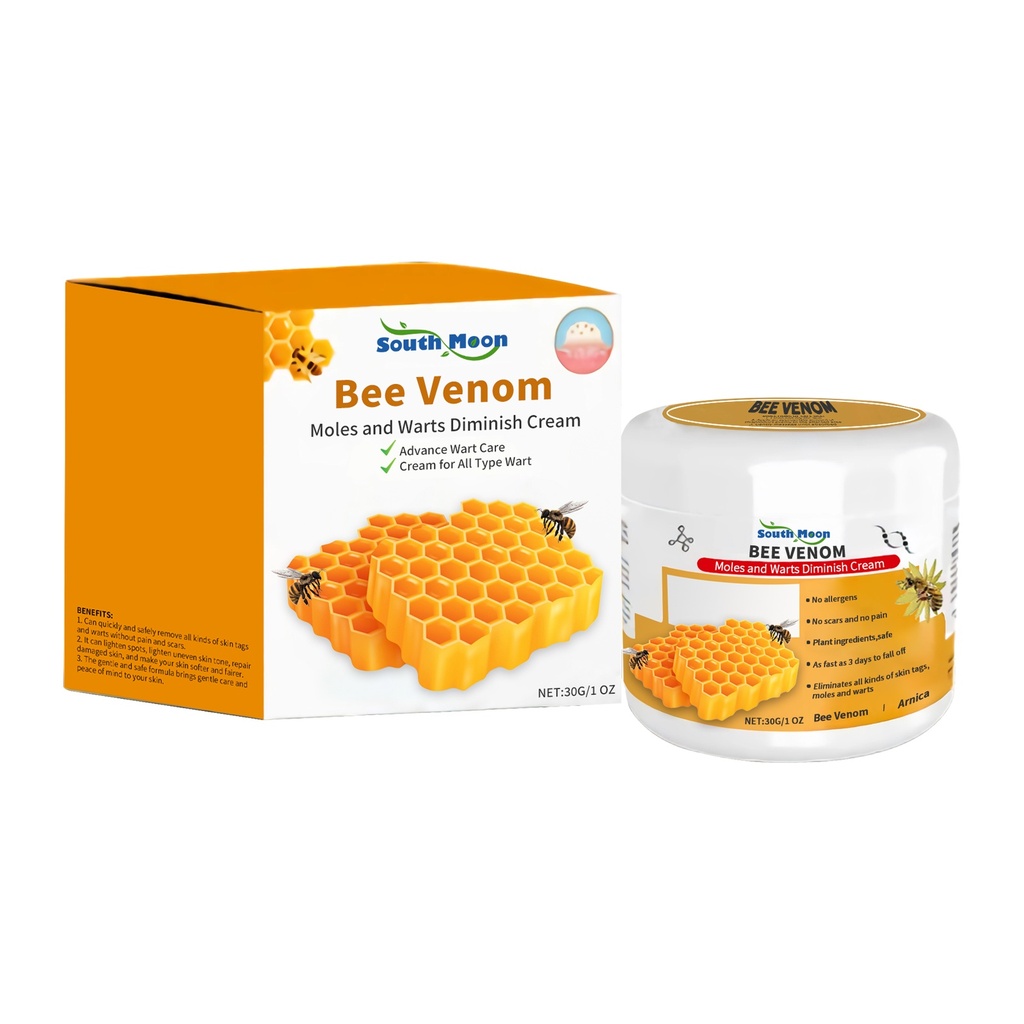 Kem chăm sóc mụn cóc South Moon Bee Venom, giúp xóa bỏ mụn cóc và làm mờ vết nám trên da