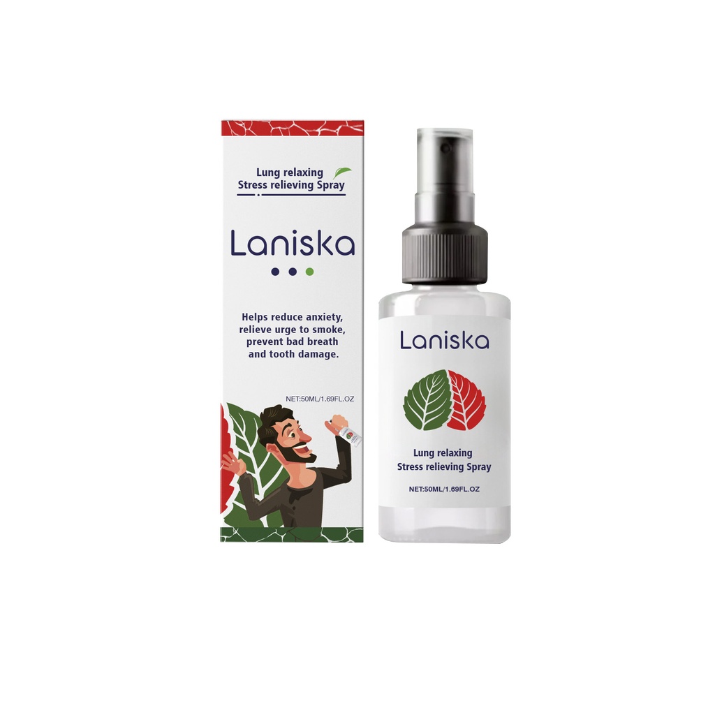 Xịt làm sạch cơ thể Laniska - Công thức thảo dược nhẹ nhàng tăng cường năng lượng cơ thể và giảm đau