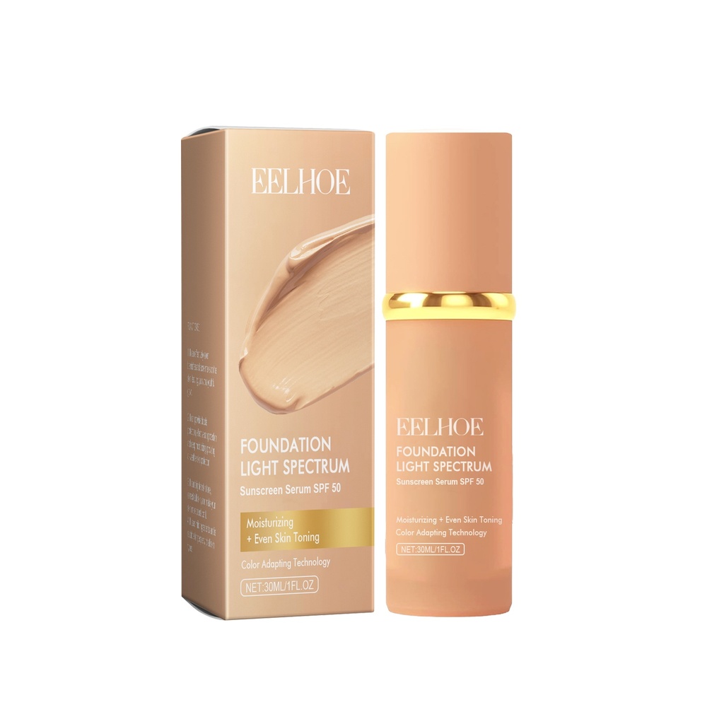 EELHOE Concealer Liquid Foundation Liqui Chuyển Nóng Kem Dưỡng Ẩm Che Khuyết Điểm cho Làn Da Trẻ Trung Rạng Rỡ mà Không Cần Trắng Giả.