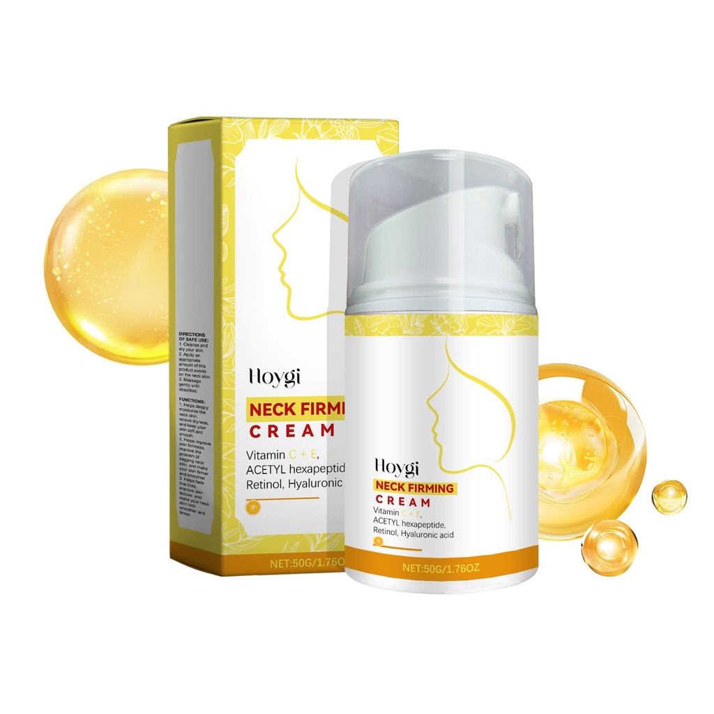 Kem dưỡng ẩm cổ retinol Hoygi, kem chăm sóc da cổ nhẹ nhàng, cung cấp độ ẩm