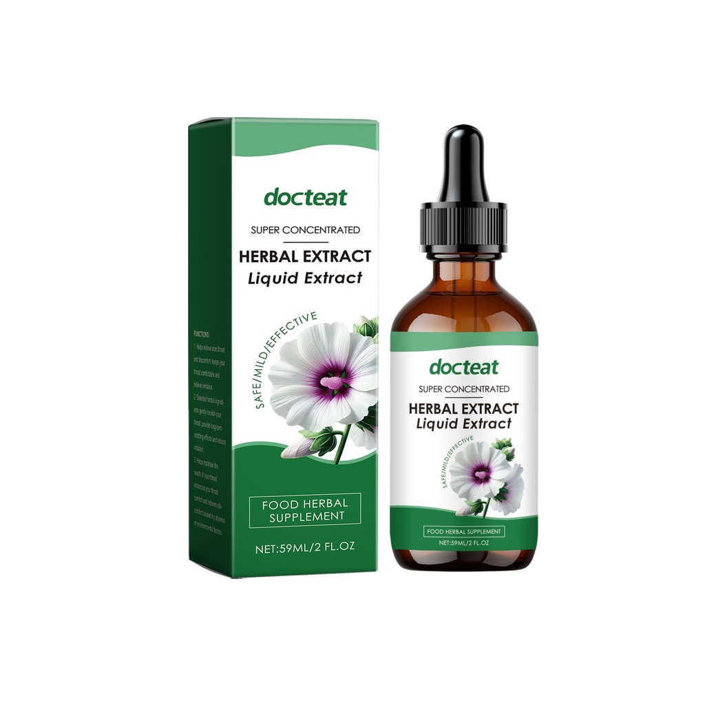 Docteat Giọt Bổ Sung Thảo Dược Chay Chăm Sóc Cơ Thể Thoải Mái Dịu Dàng