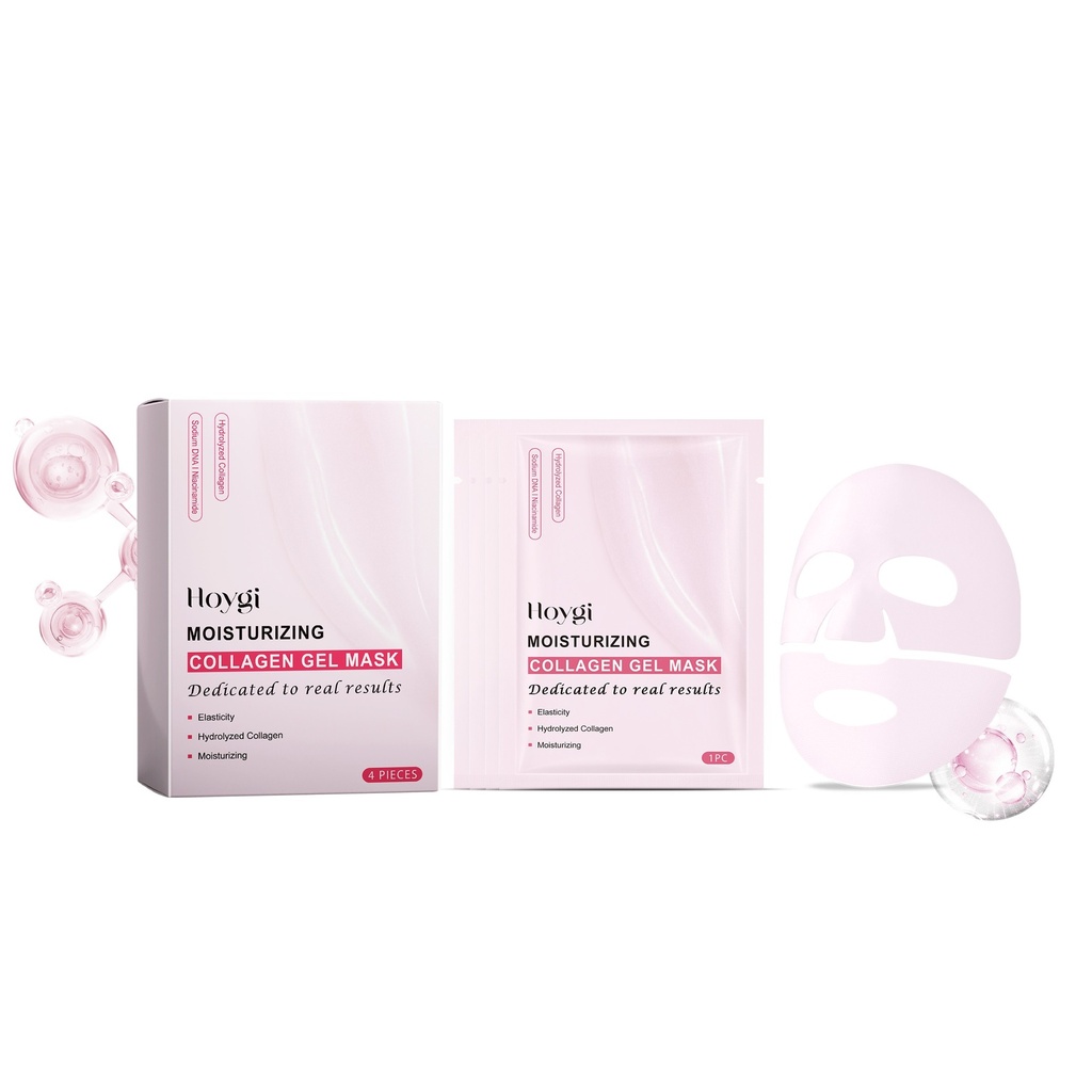 Mặt Nạ Collagen Căng Bóng Và Dưỡng Ẩm Hoygi (Bộ Hộp) Cung Cấp Độ Ẩm, Căng Bóng Và Làm Mềm Da Mặt Nạ Dưỡng Ẩm Và Làm Sáng Da