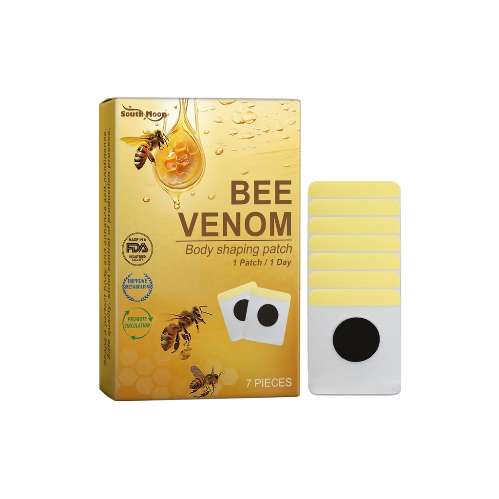 Miếng Dán Định Hình Cơ Thể Venom Ong Bắc Moon, Củng Cố Da Sáng Mịn, Định Hình Đường Cong