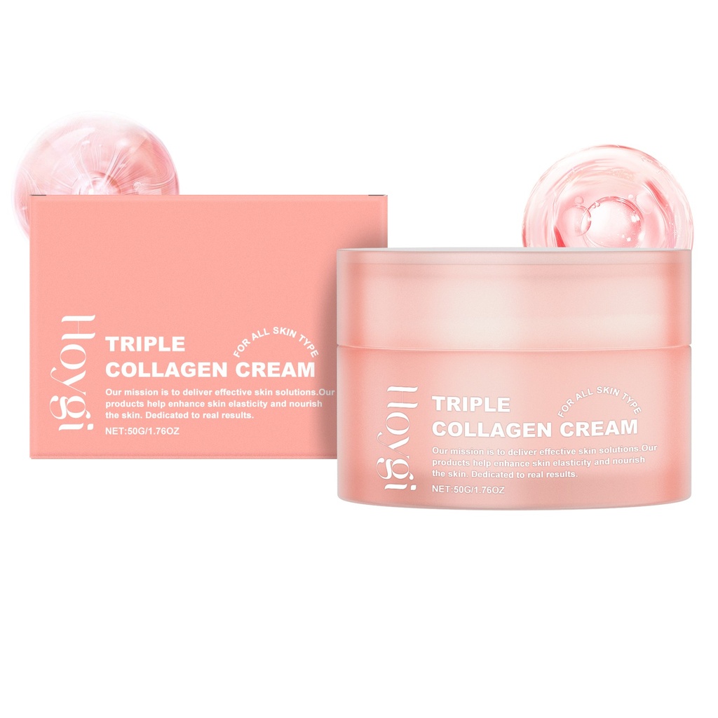 Kem Dưỡng Ẩm Collagen Hoygi Công Thức Dịu Nhẹ Để Cải Thiện Làn Da Khô Cung Cấp Nước Giúp Da Mềm Mại Mượt Mà