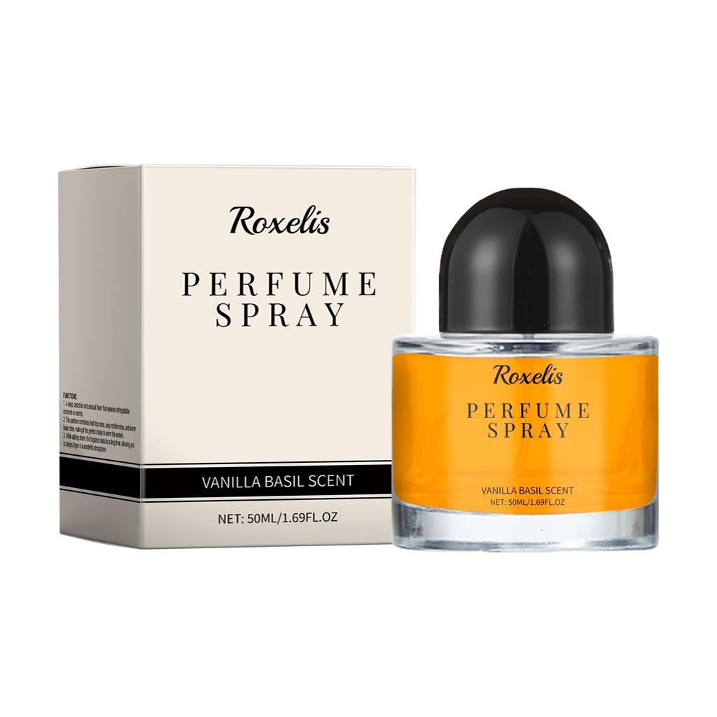 Nước Hoa Roxelis Vanilla Basil Hương Nhẹ Nhàng Tự Nhiên Hương Thơm Duy Trì Lâu Đài Charm Thanh Lịch