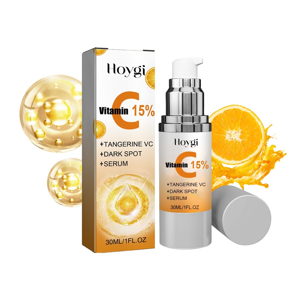 Serum Tangerine VC + Tình Trạng Tối Màu +  - Essence Cung Cấp Nước, Làm Trắng và Căng Bóng Da Mặt