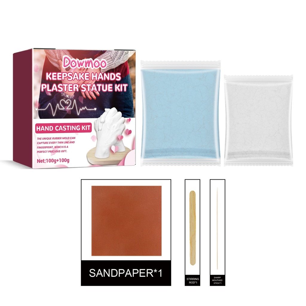 Bộ Dụng Cụ Đúc Tay Dowmoo, Mô Hình Tay Ba Chiều, Mô Hình Nhân Tạo Bằng Thạch Cao, Quà Tặng Kỷ Niệm Tự Làm