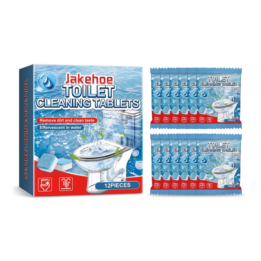 Giấy vệ sinh toilet Jakehoe (bộ hộp) giúp khử mùi toilet, làm sạch bụi bẩn và vết bẩn nước tiểu trong nhà vệ sinh