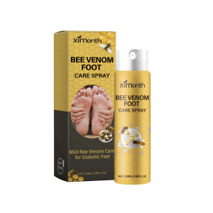 Ximonth Bee Venom Foot Care Spray Giúp giảm sưng, bong tróc và nứt nẻ da chân, xịt làm sạch và dưỡng ẩm
