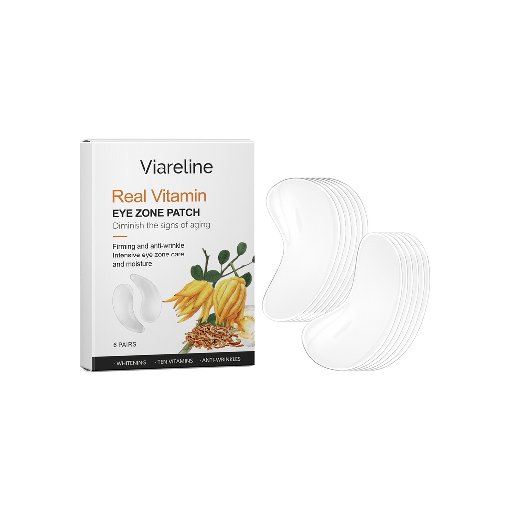 Mặt nạ mắt Vitamin làm sáng Viareline: Dưỡng ẩm và bảo vệ nhẹ nhàng cho da, chăm sóc mắt hàng ngày