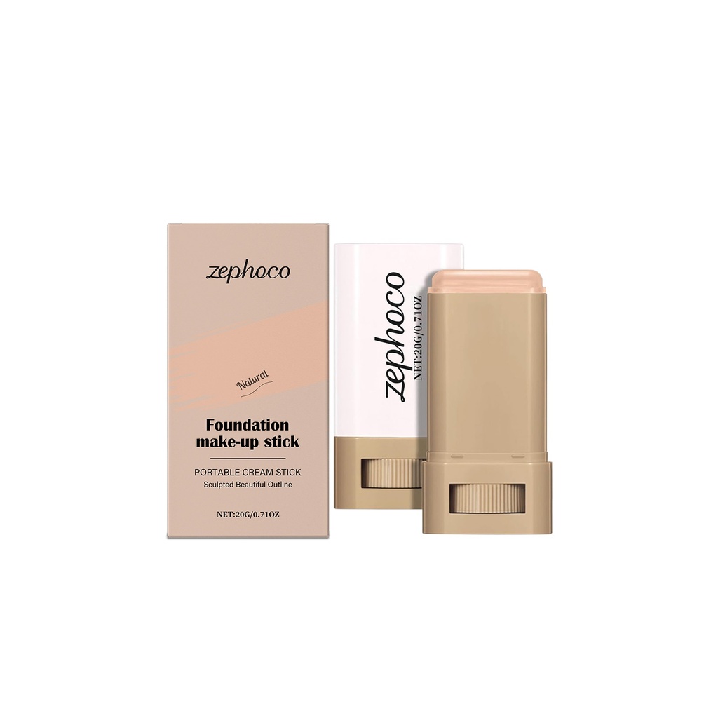 zephoco Màu Tự Nhiên Kem Nền Che Khuyết Điểm, Dưỡng Ẩm Nhẹ Giúp Làm Sáng Lớp Da Mịn Màu Matte Trong Suốt Ngoài, Da Khô