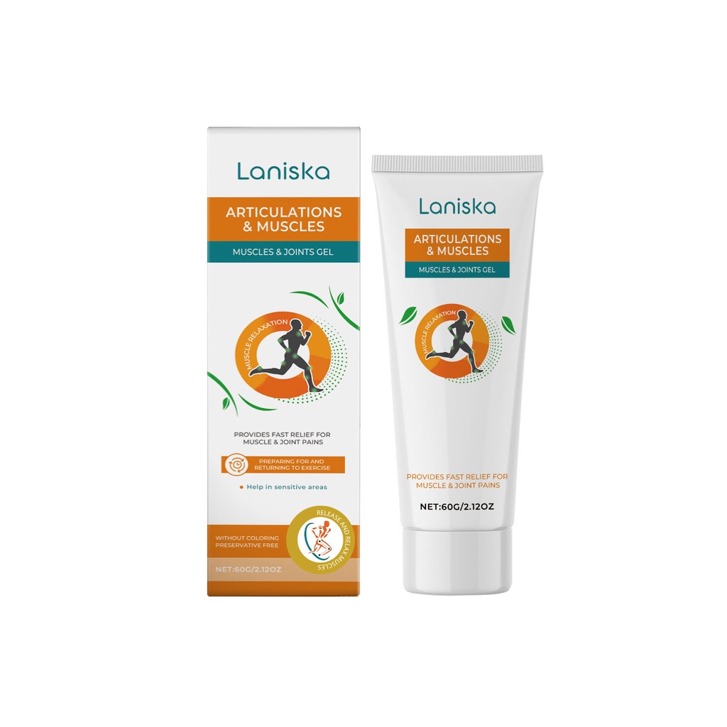 Gel Chăm Sóc Khớp Laniska Giảm Đau Khớp và Cơ Bắp