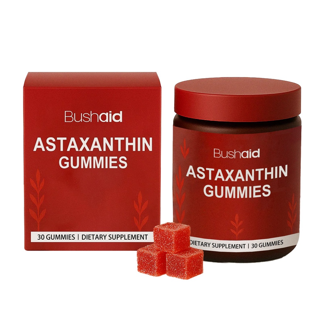 BushAid Kẹo Gummy Astaxanthin (Dùng Thử) Dành Cho Điều Trị Cơ Thể