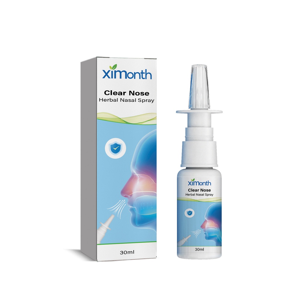Ximonth xịt mũi thảo dược, giảm nghẹt mũi và nước mũi, làm sạch xịt bụi nghẹt mũi