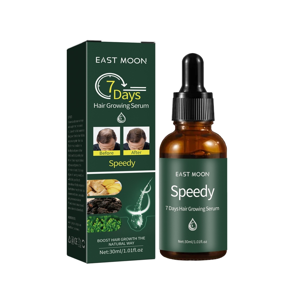 East Moon 7 Ngày Essence Cung Cấp Độ Ẩm Nhẹ Nhàng Nourishing Da Đầu và Rễ Tóc