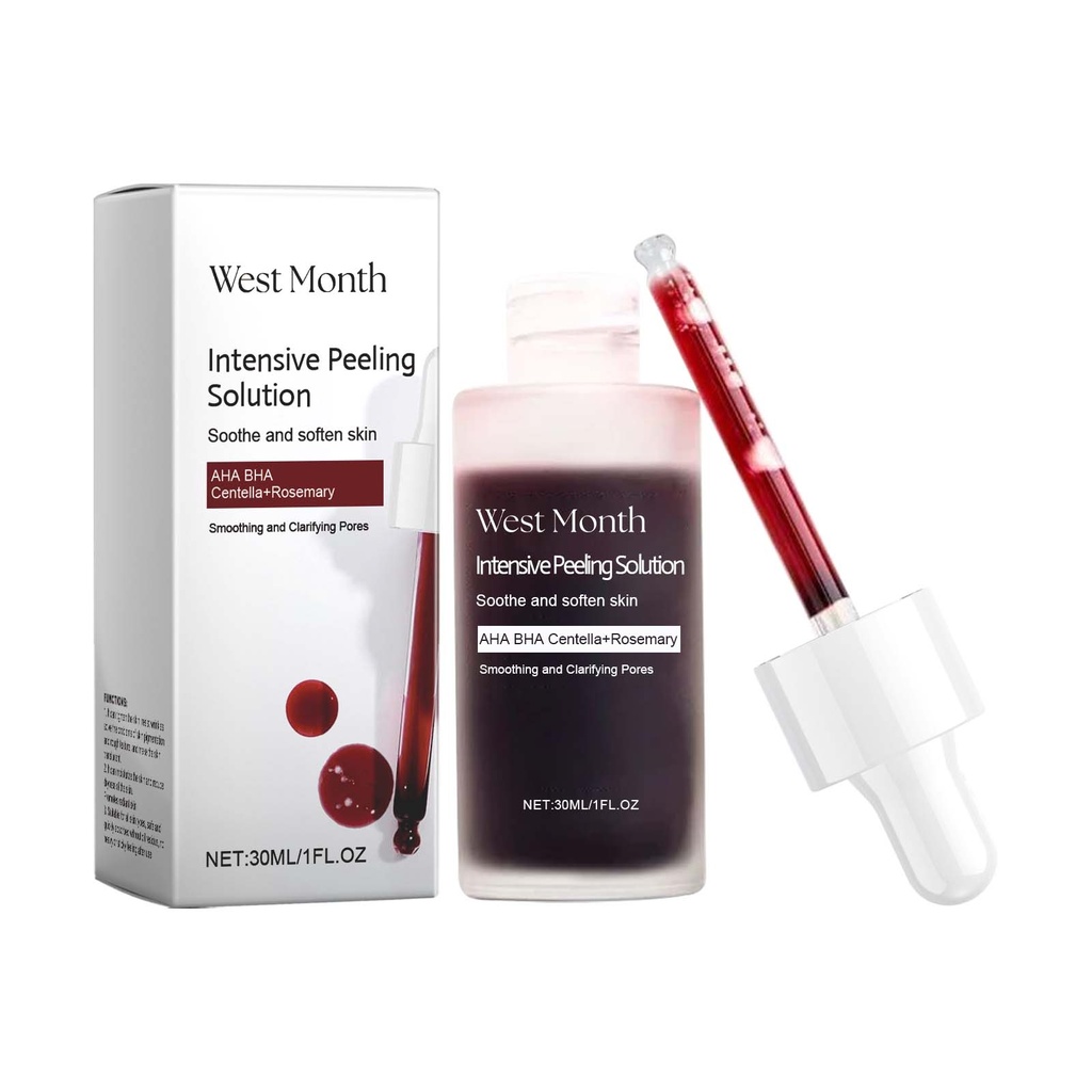 Serum Tẩy Tế Bào Chết và Làm Sáng Da West&Month, Cung Cấp Độ Ẩm, Làm Sạch, Cấp Nước và Làm Sáng Da Mặt